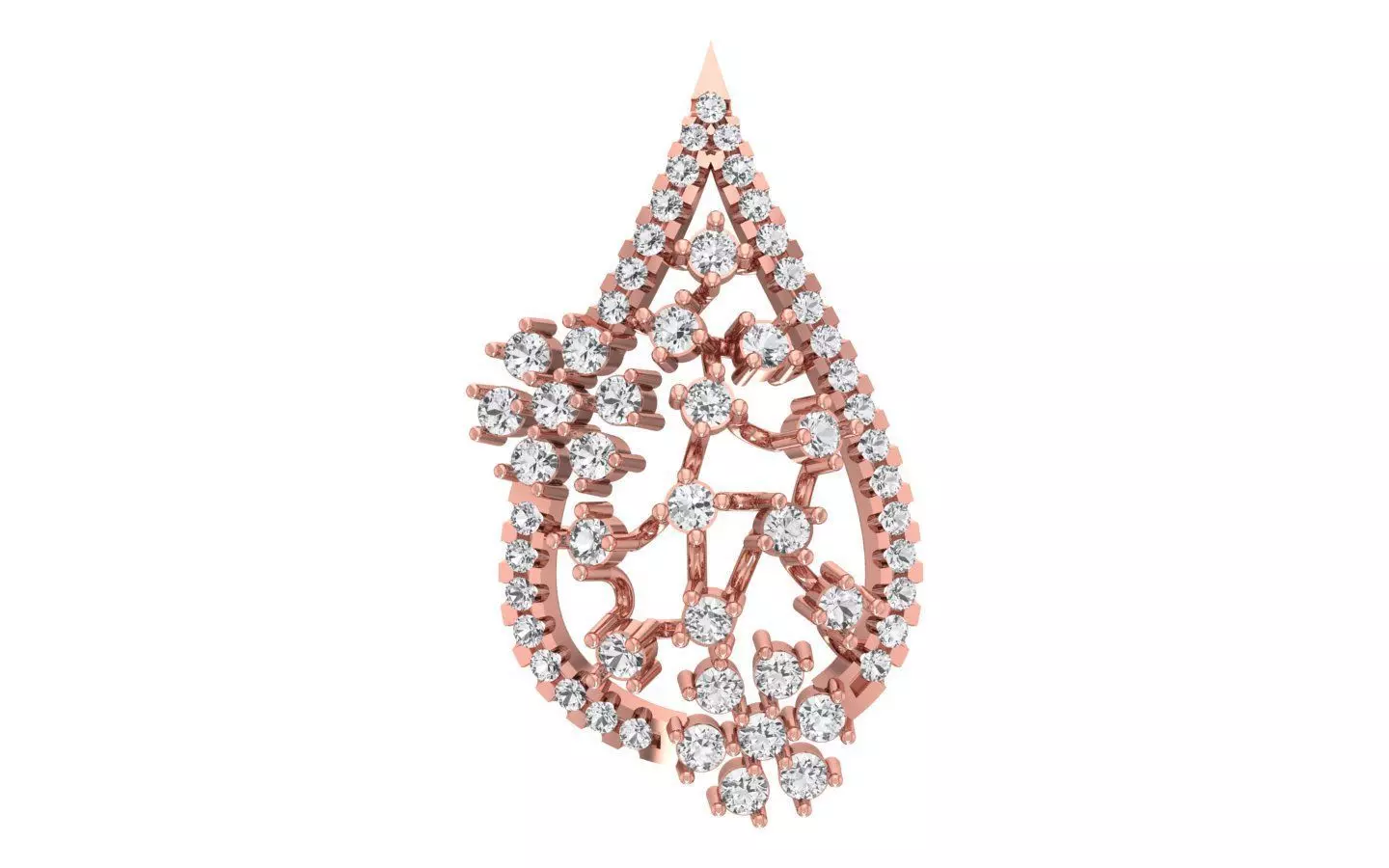 Women Pendant 3dm STL OBJ FBX Render Details 3D print model_0