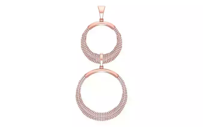 Women Pendant 3dm STL OBJ FBX Render Details