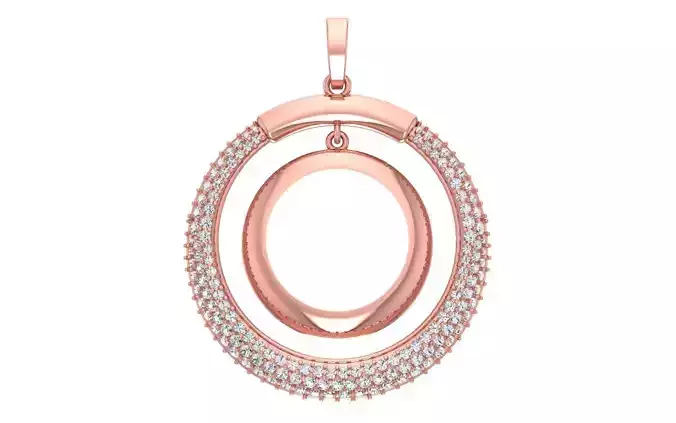 Women Pendant 3dm STL OBJ FBX Render Details