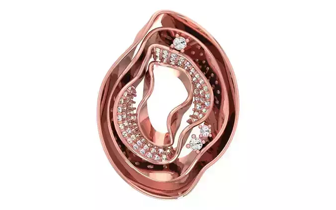 Women Pendant 3dm STL OBJ FBX Render Details