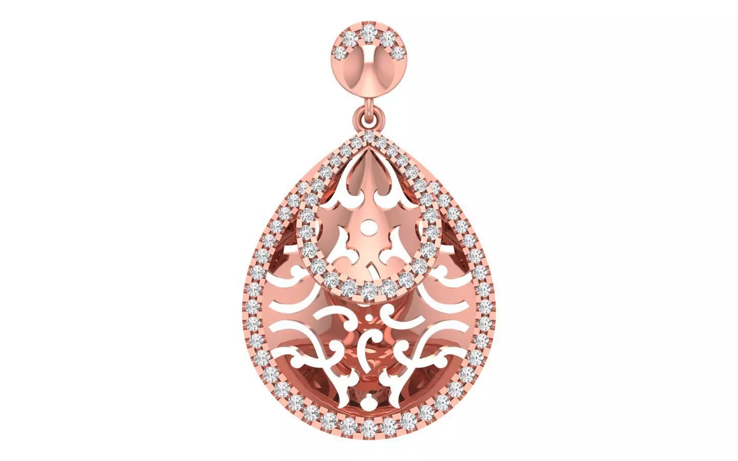 Women Pendant 3dm STL OBJ FBX Render Details 3D print model_0