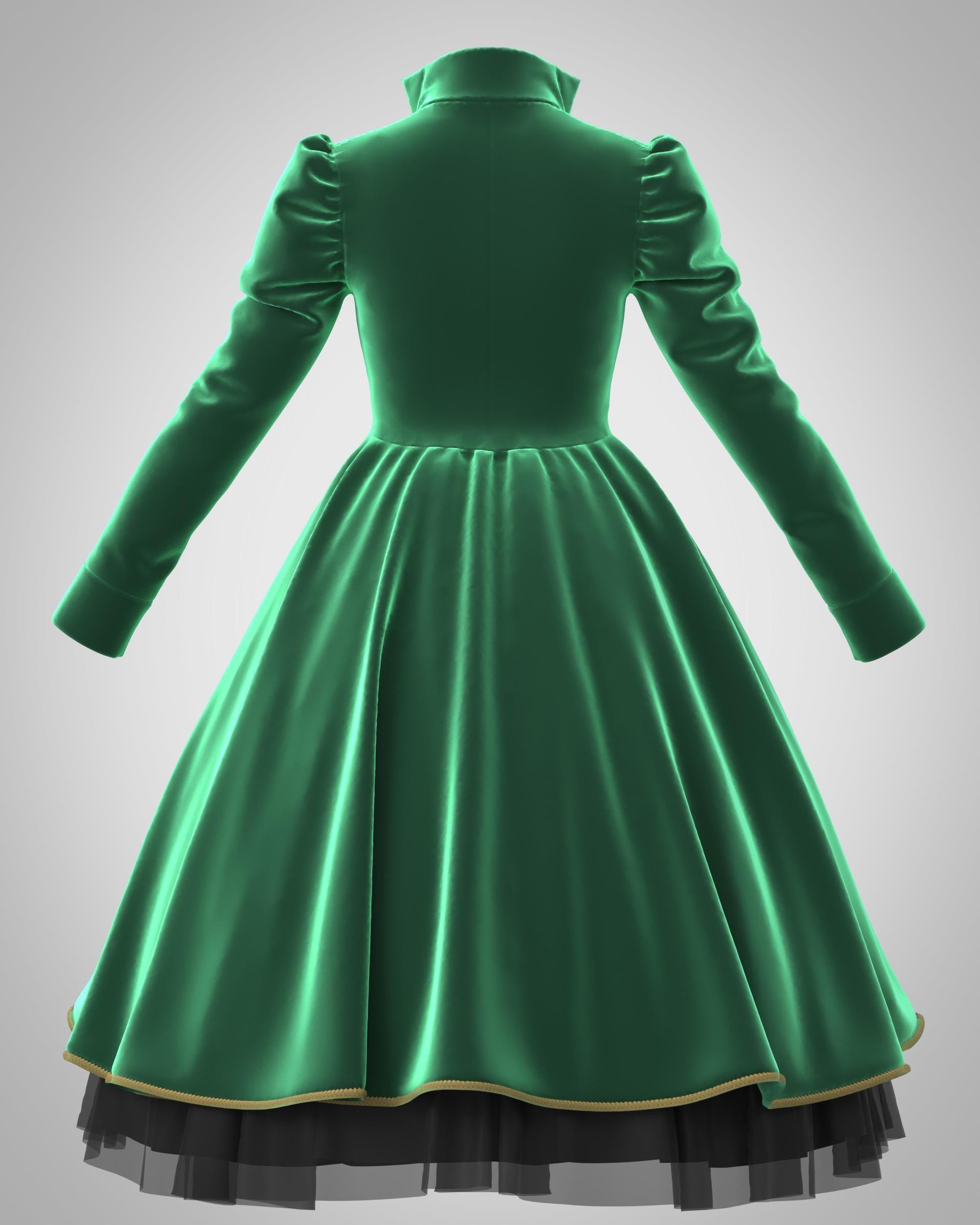 3 Women Clothes 3D model_1