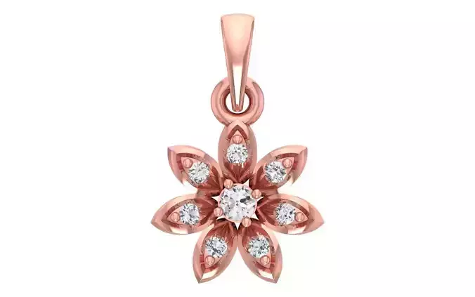 Women Pendant 3dm STL OBJ FBX Render Details