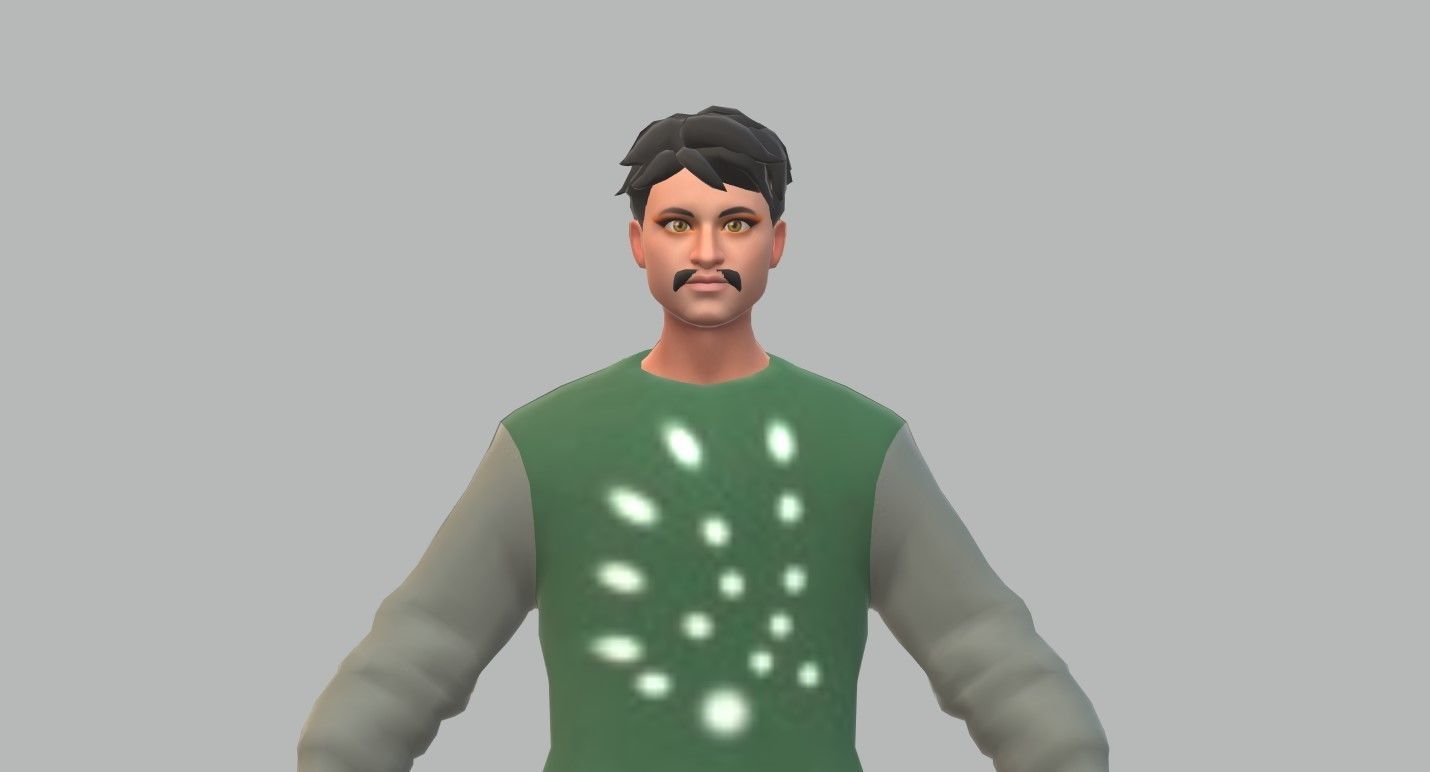 3d metaverse boy character 3d model rigid model ready  animation Low-poly 3D model_5