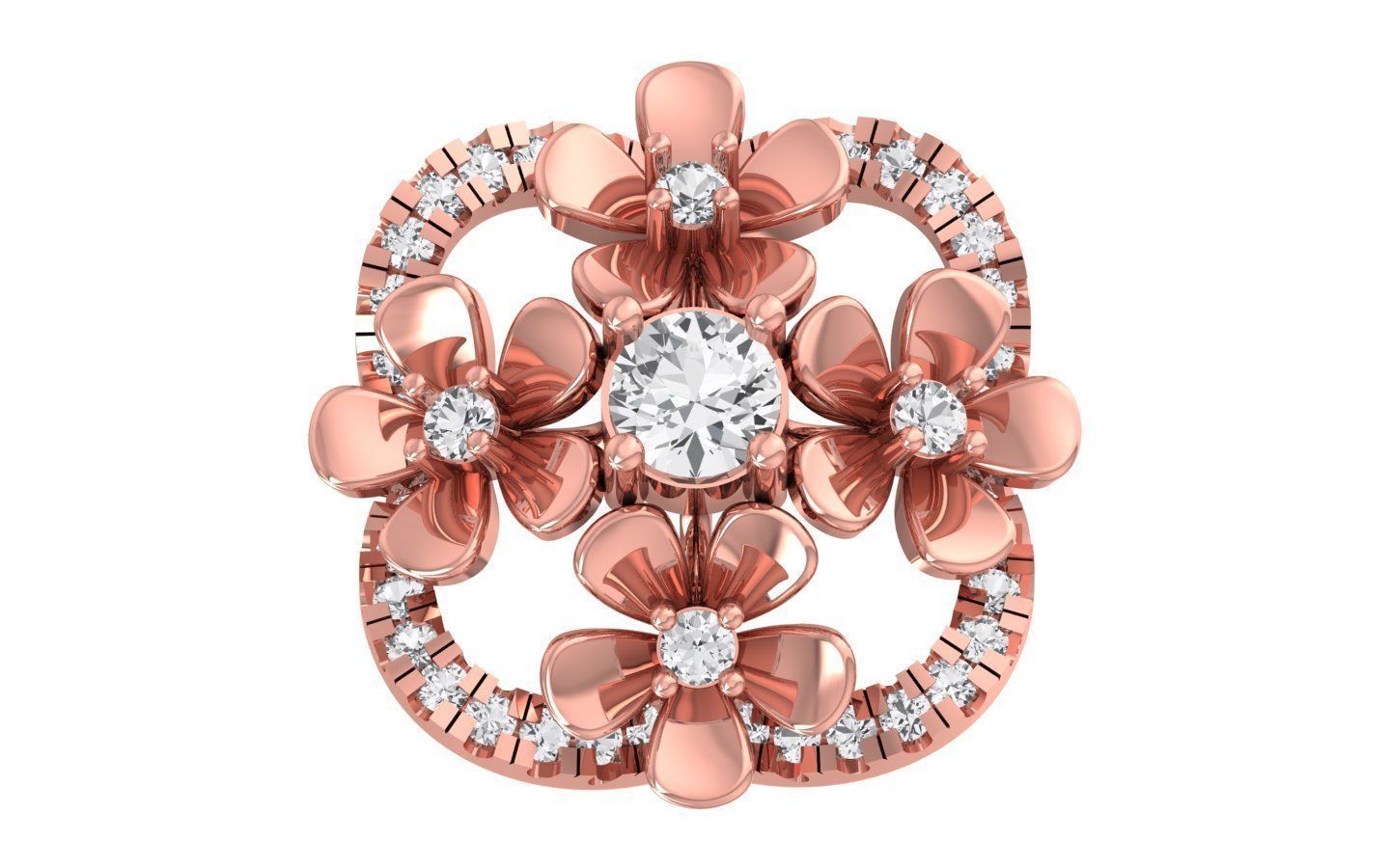 Women Pendant 3dm STL OBJ FBX Render Details 3D print model_2