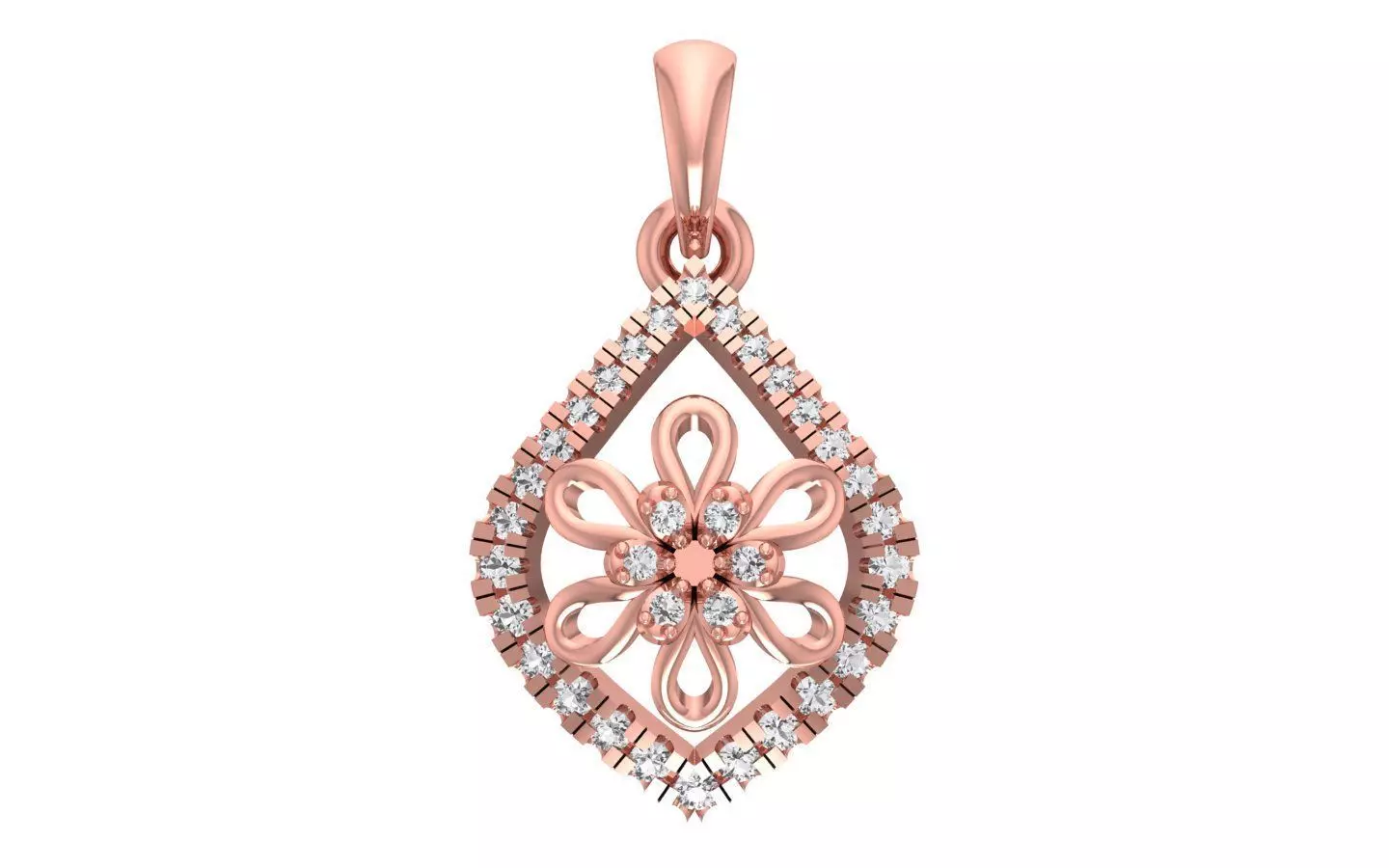 Women Custom made Pendant 3dm STL OBJ FBX Render Details 3D print model