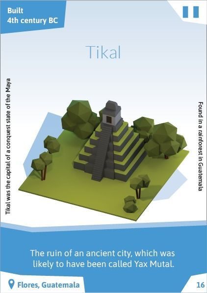 Landmarks of the world E to G Low-poly 3D model_28