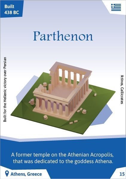 Landmarks of the world E to G Low-poly 3D model_26