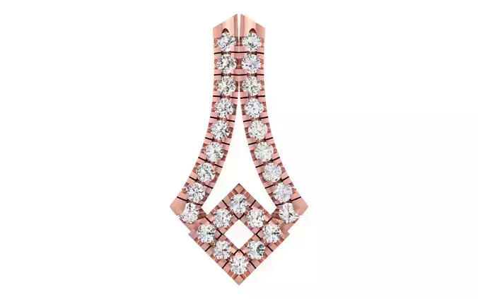 Women Small Pendant 3dm STL OBJ FBX Render Details