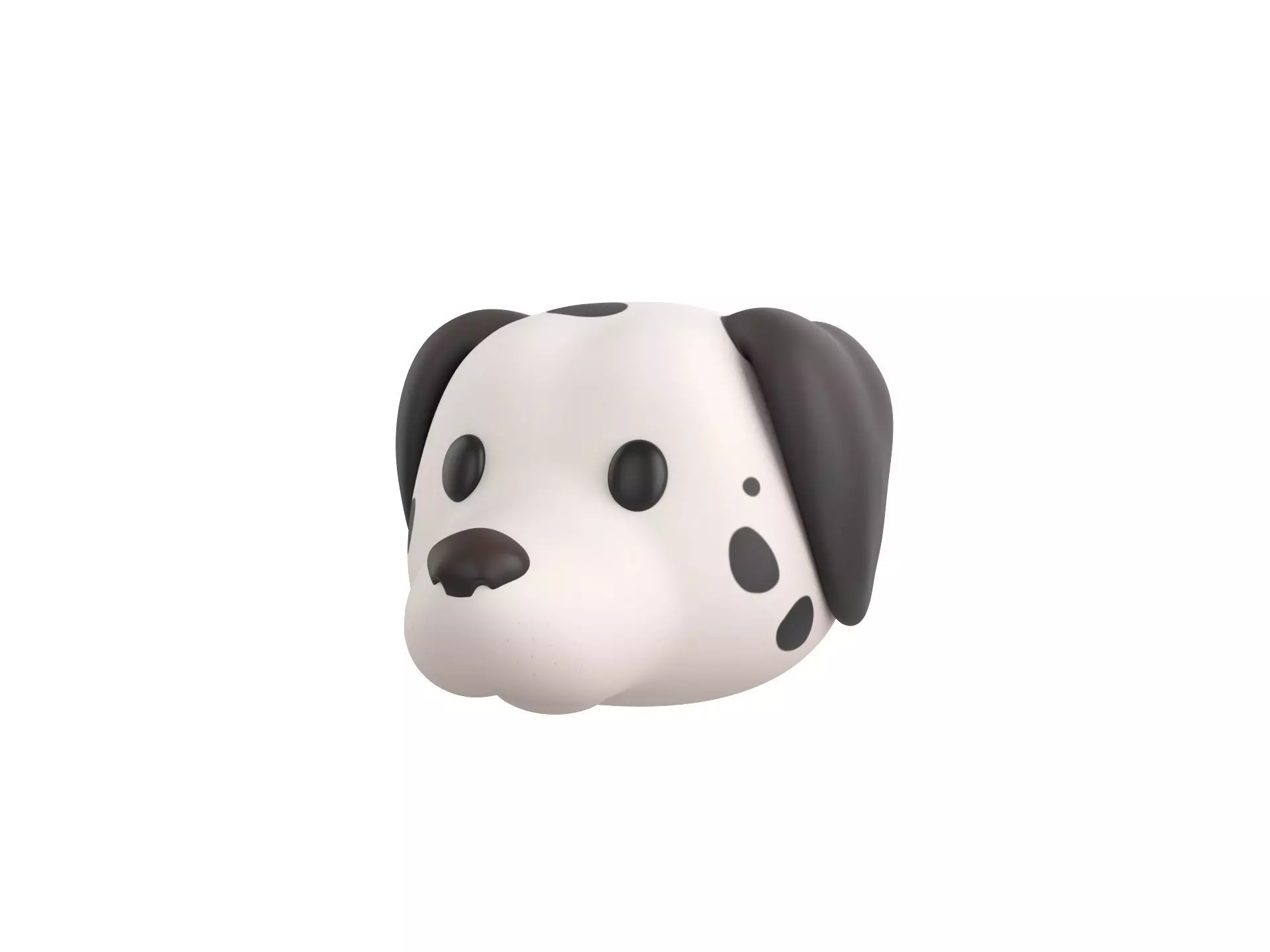 Prop176 Dalmatian Dog Head 3D model