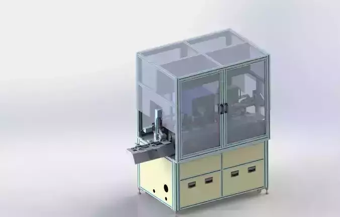  Cable wire stripping machine 3D model
