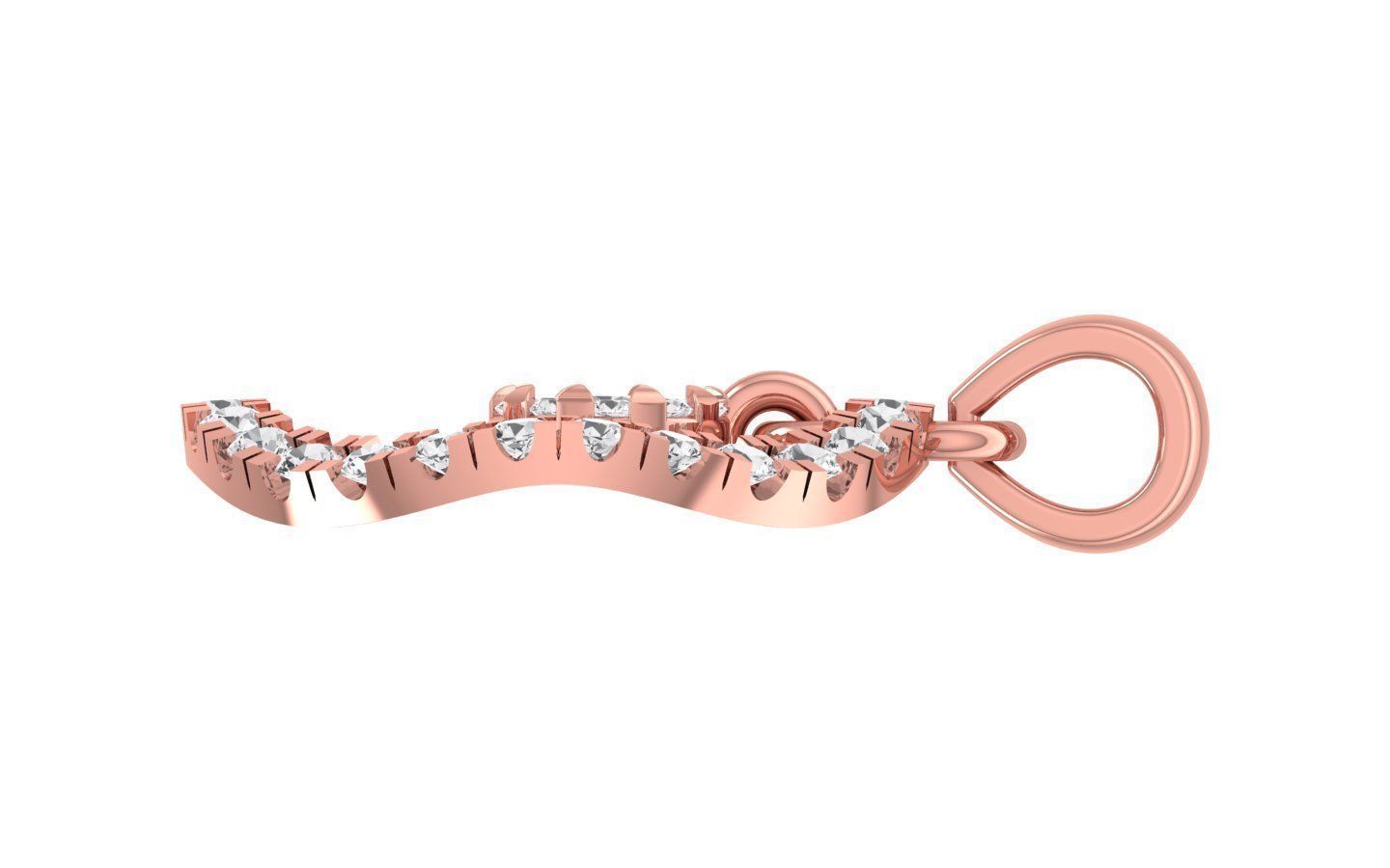 Women Love Pendant 3dm STL OBJ FBX Render Details 3D print model_2