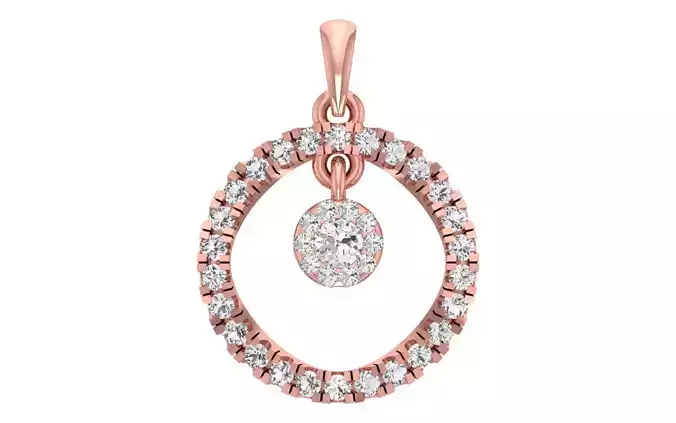 Women Love Pendant 3dm STL OBJ FBX Render Details