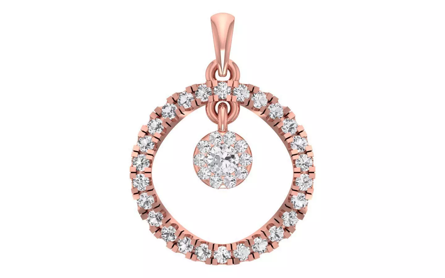 Women Love Pendant 3dm STL OBJ FBX Render Details 3D print model_0