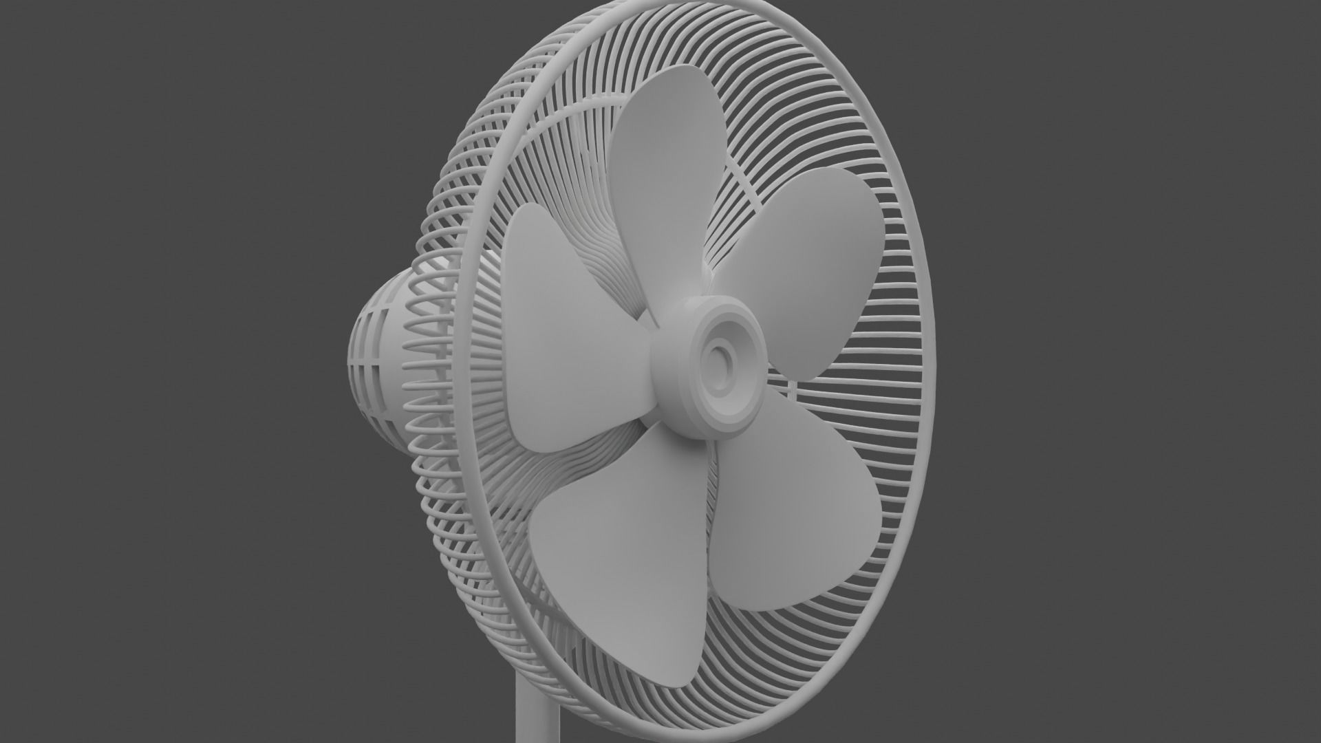 Classic fan Free 3D model_2