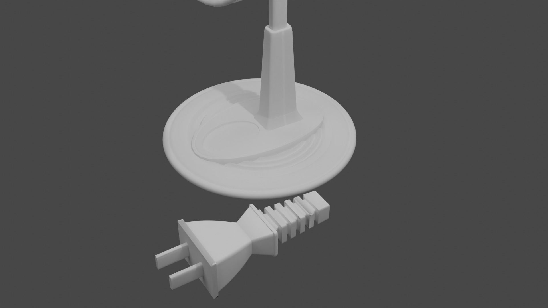 Classic fan Free 3D model_3