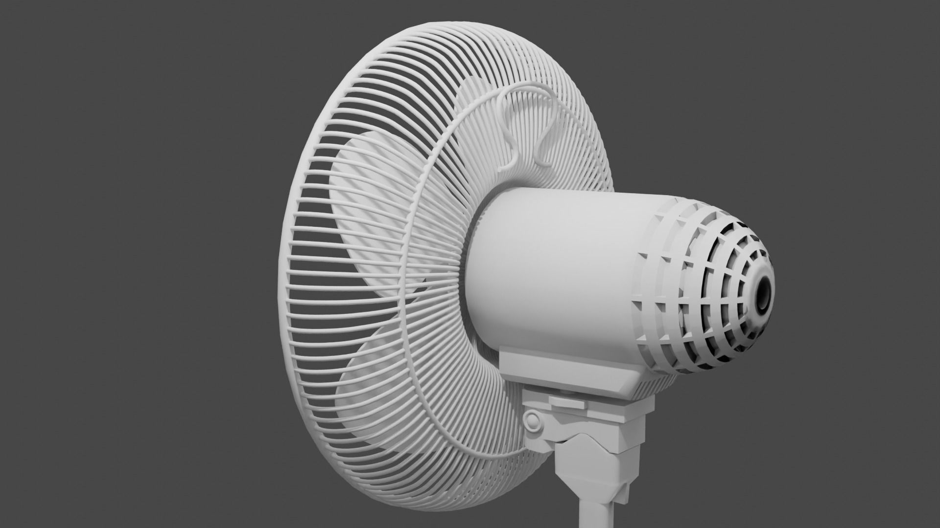 Classic fan Free 3D model_4