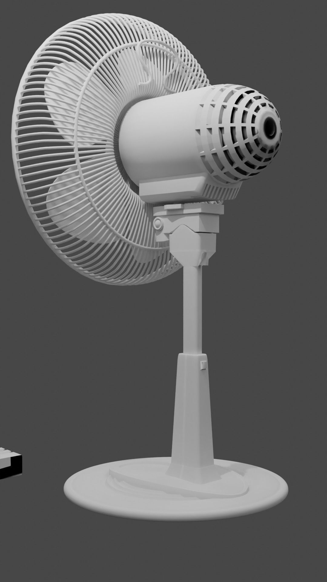 Classic fan Free 3D model_1