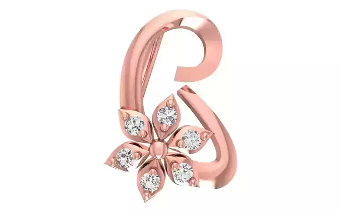 Women Minimalist Pendant Pendant 3dm STL OBJ FBX Render Details