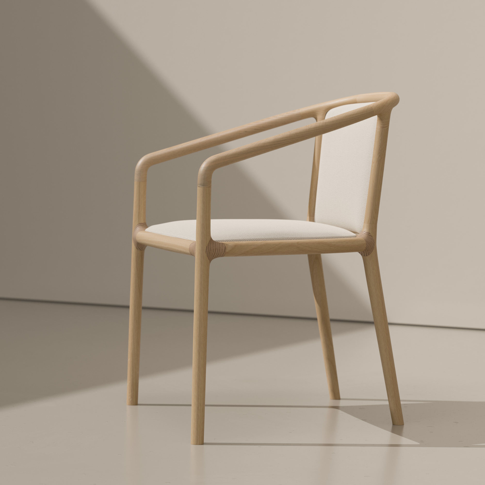Beige Product Photography Studio Scene 3D model_1