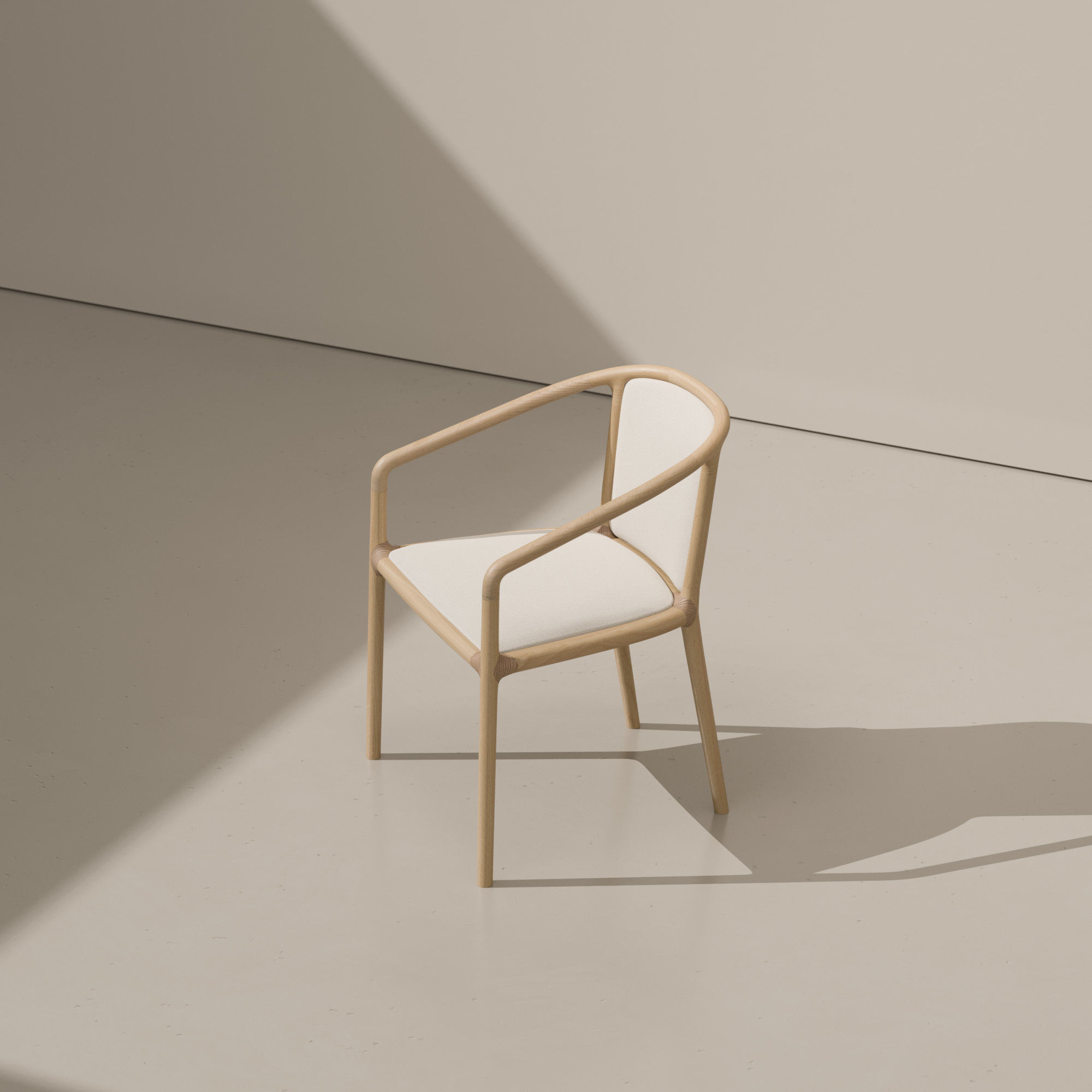 Beige Product Photography Studio Scene 3D model_2