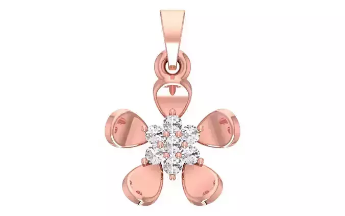 Women Fancy Pendant 3dm STL OBJ FBX Render Details 3D print model