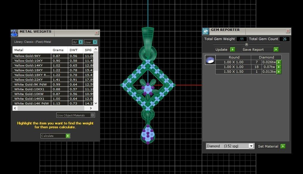 Women Tiny Pendant 3dm STL OBJ FBX Render Details 3D print model_3