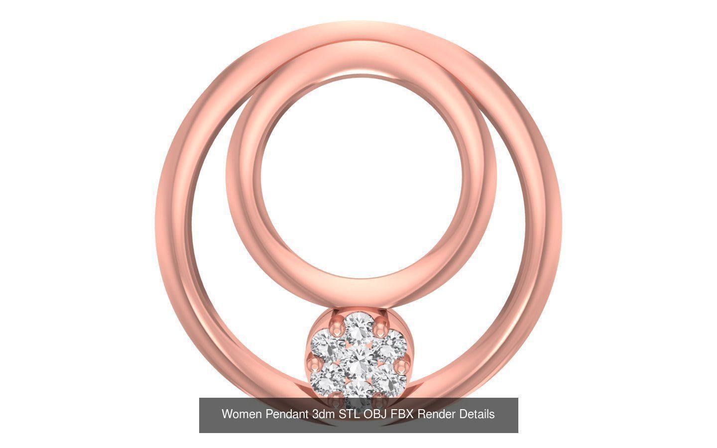 143 Women Unique Pendant 3dm STL OBJ FBX Details Collection _76