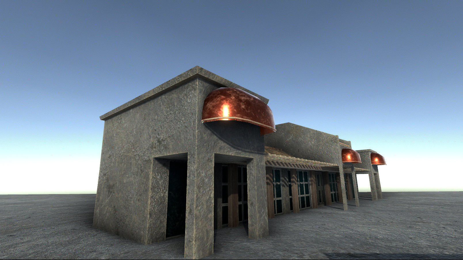 42 buildings for Unity and Unreal Engine Package Low-poly 3D model_35