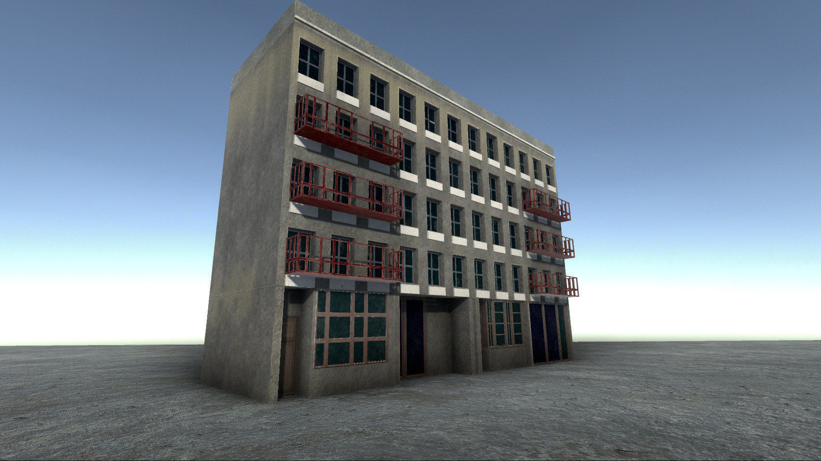 42 buildings for Unity and Unreal Engine Package Low-poly 3D model_43