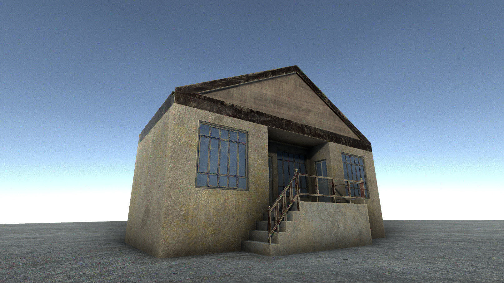 42 buildings for Unity and Unreal Engine Package Low-poly 3D model_33