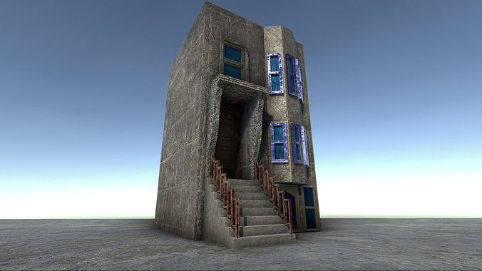 42 buildings for Unity and Unreal Engine Package Low-poly 3D model 4