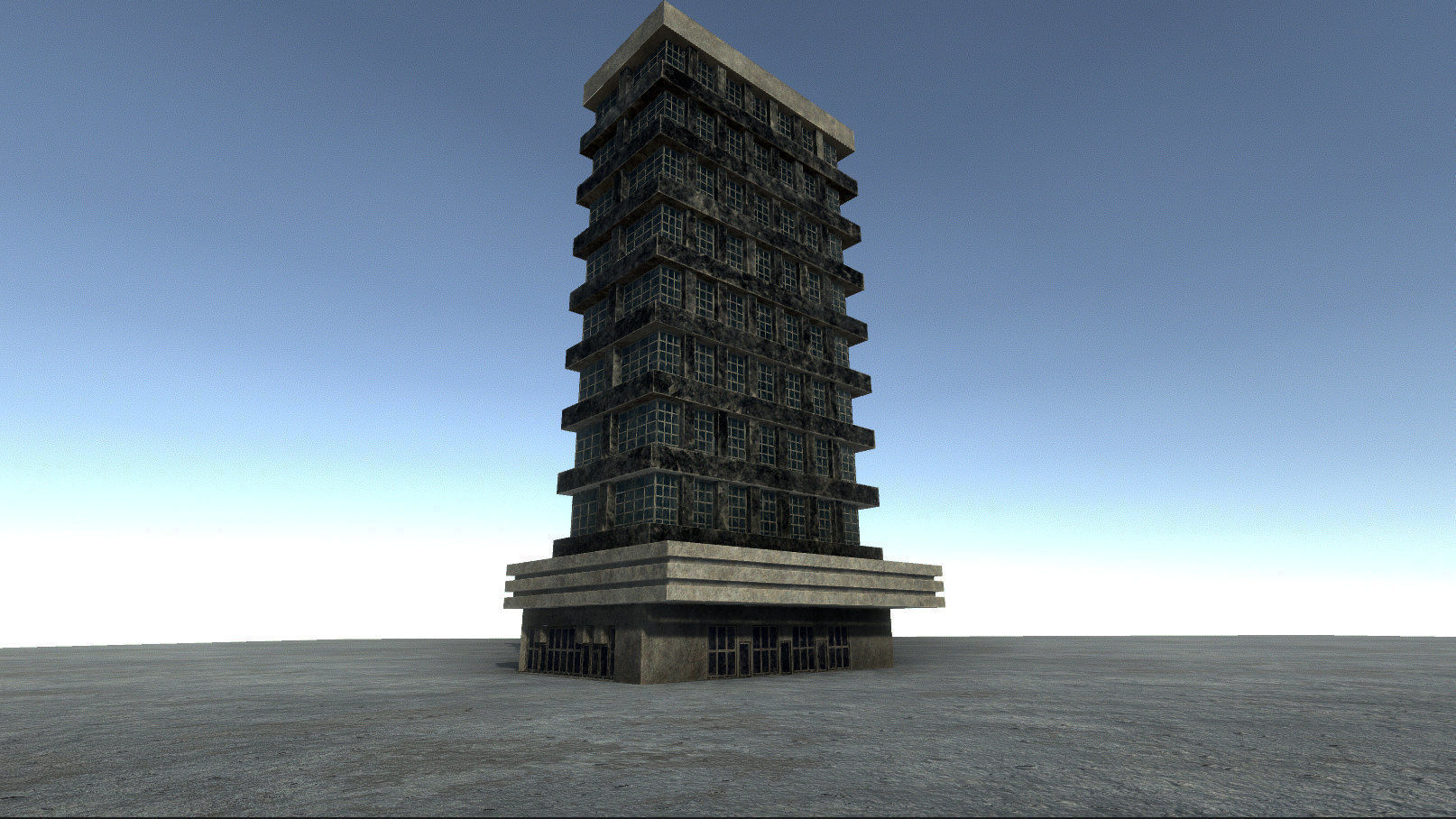 42 buildings for Unity and Unreal Engine Package Low-poly 3D model_29