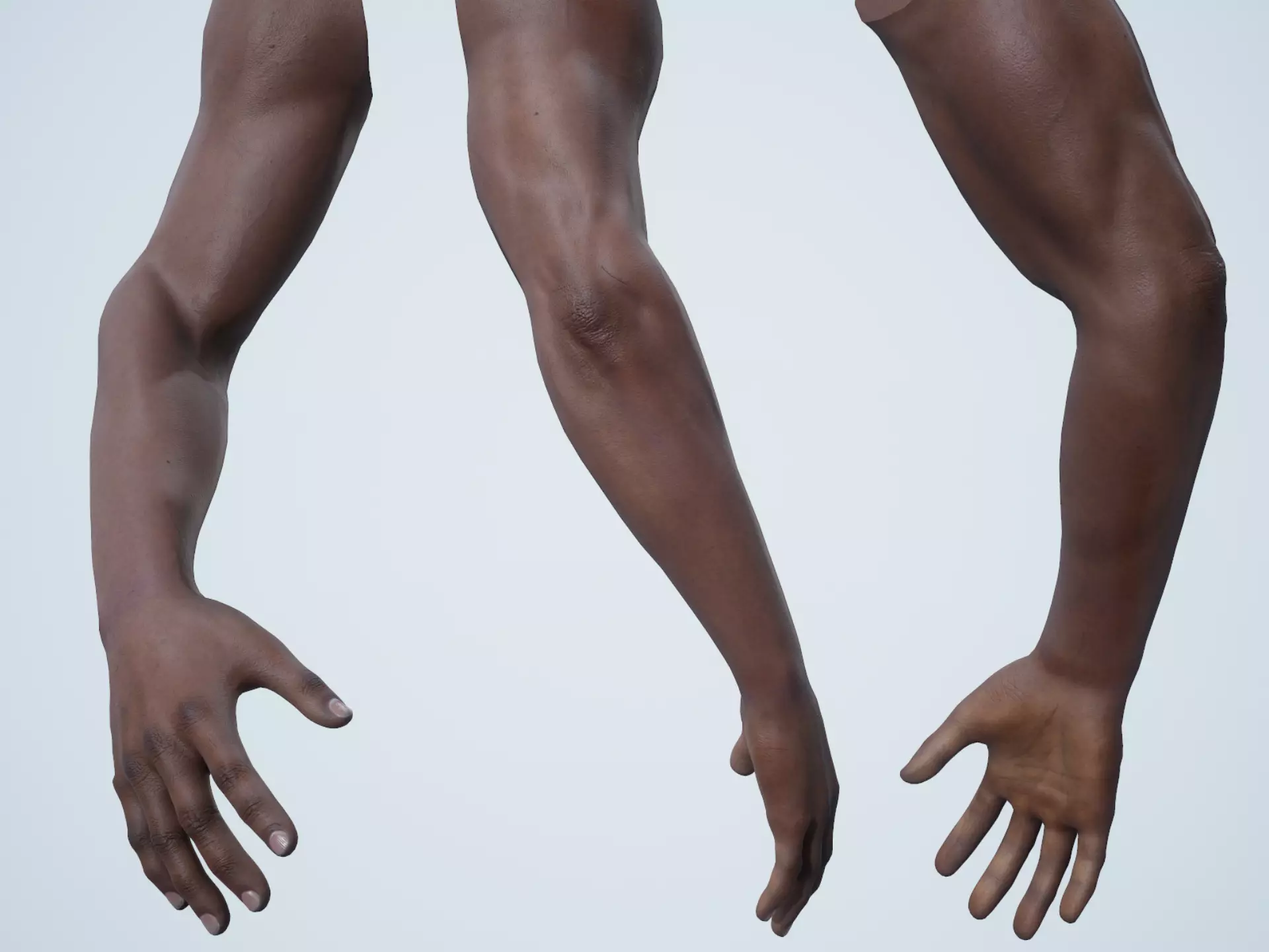 First Person Arms - 2 Low-poly 3D model_0