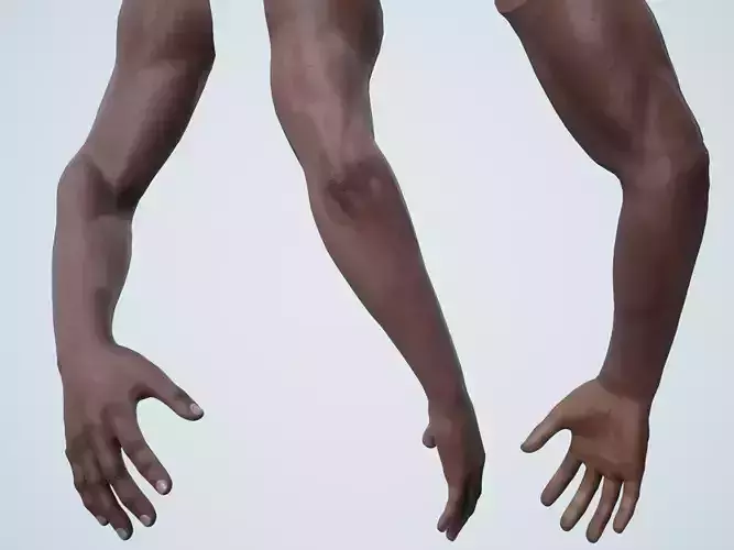 First Person Arms - 2 Low-poly 3D model First Person Arms - 2 Low-poly 3D model