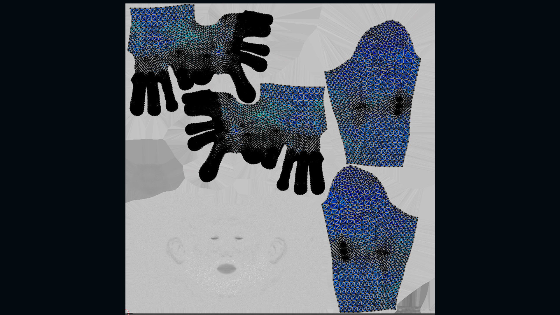 First Person Arms - 2 Low-poly 3D model_12