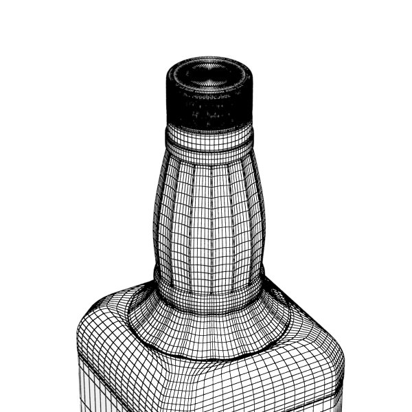Jack Daniels Bottle 3D model_15