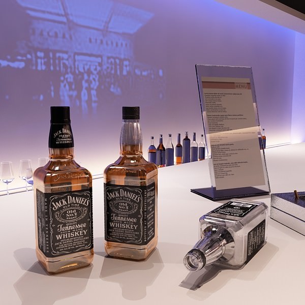 Jack Daniels Bottle 3D model_9