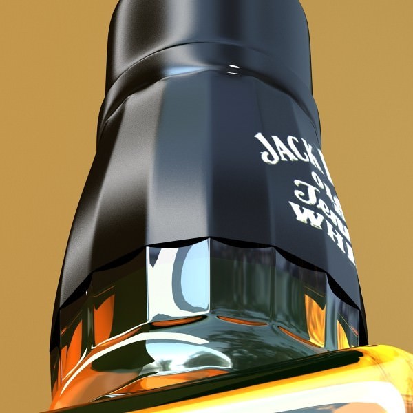 Jack Daniels Bottle 3D model_5