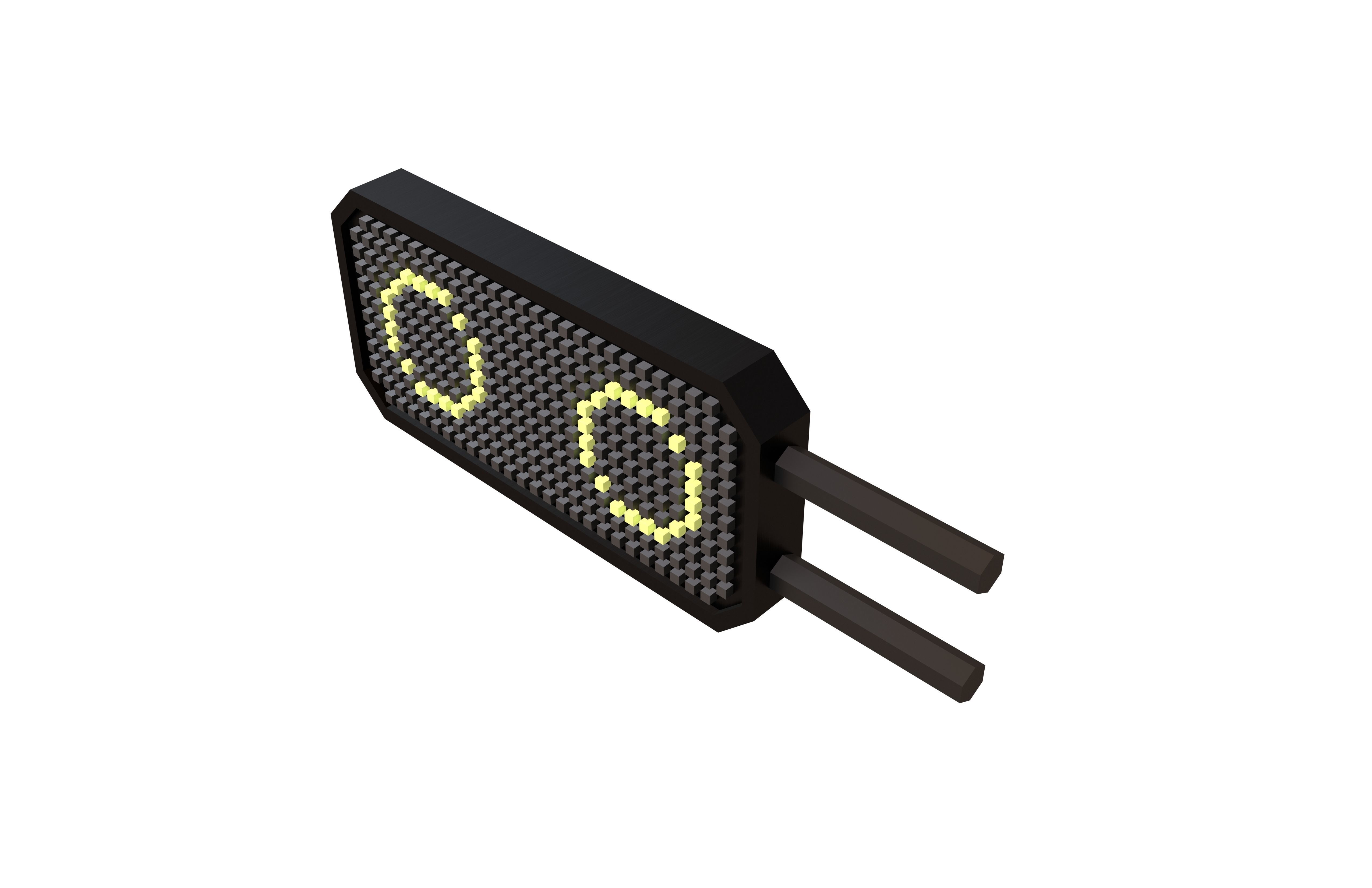Sci Fi LCD Direction Display Board v1 015 Low-poly 3D model_2