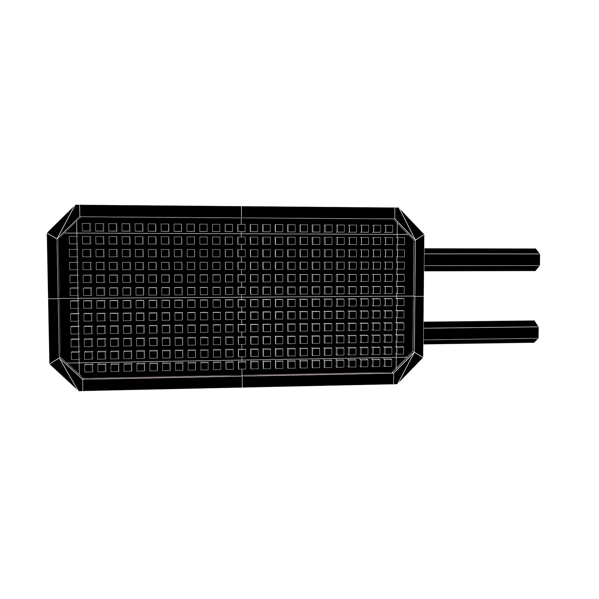 Sci Fi LCD Direction Display Board v1 016 Low-poly 3D model_6