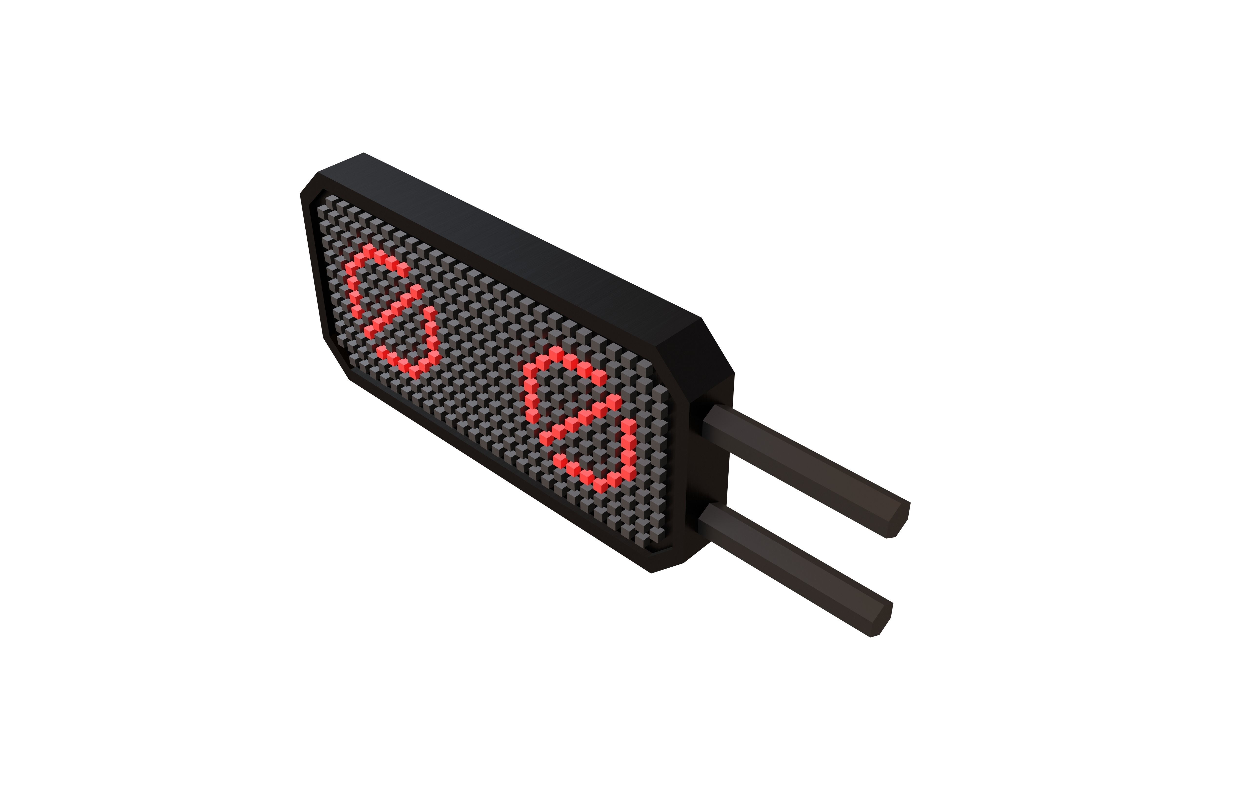 Sci Fi LCD Direction Display Board v1 016 Low-poly 3D model_2