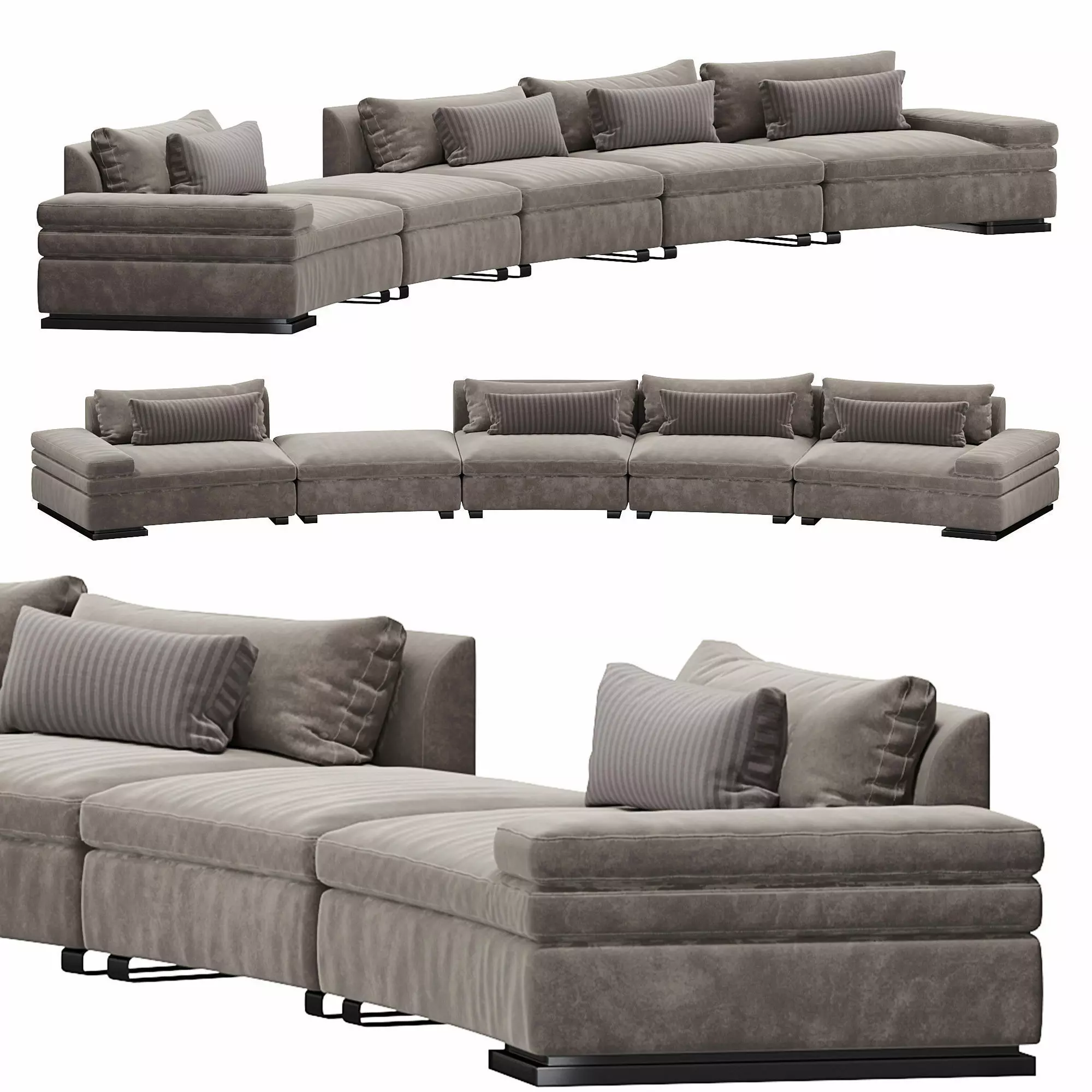 VISION ORIGAMI Sofa 3D model_0