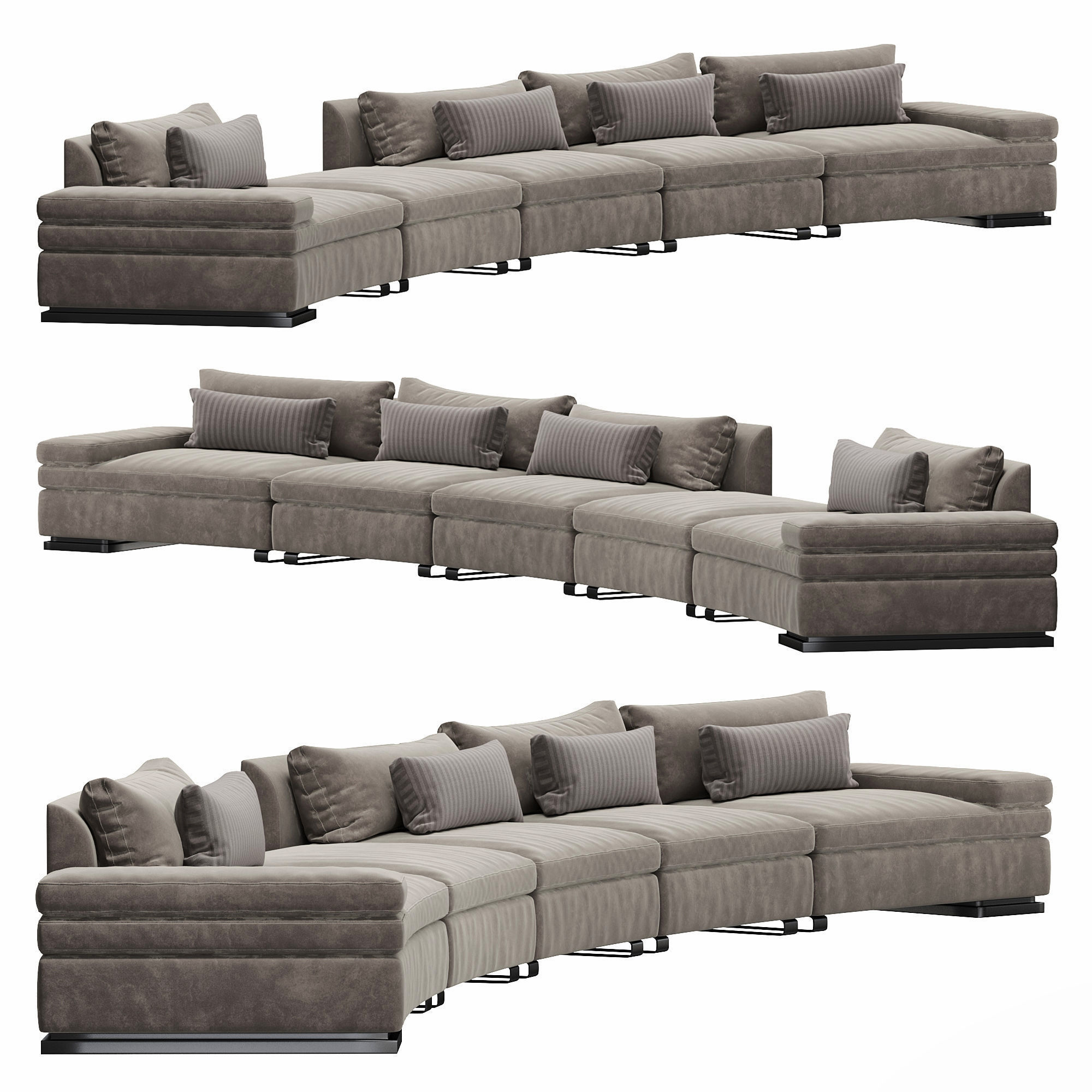 VISION ORIGAMI Sofa 3D model_1