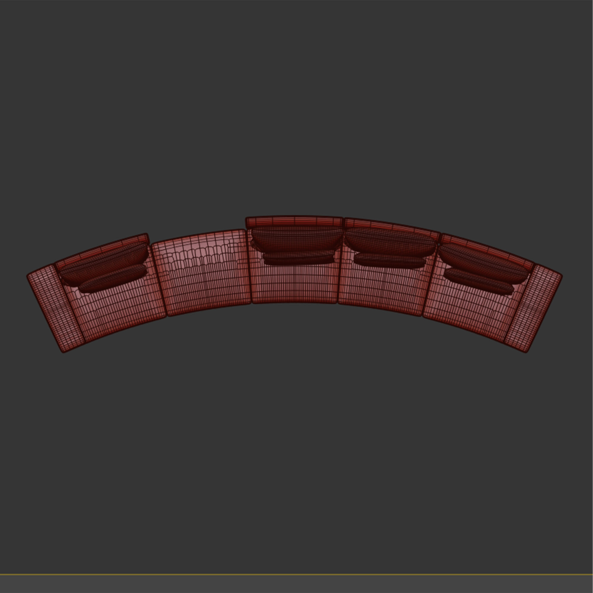 VISION ORIGAMI Sofa 3D model_6