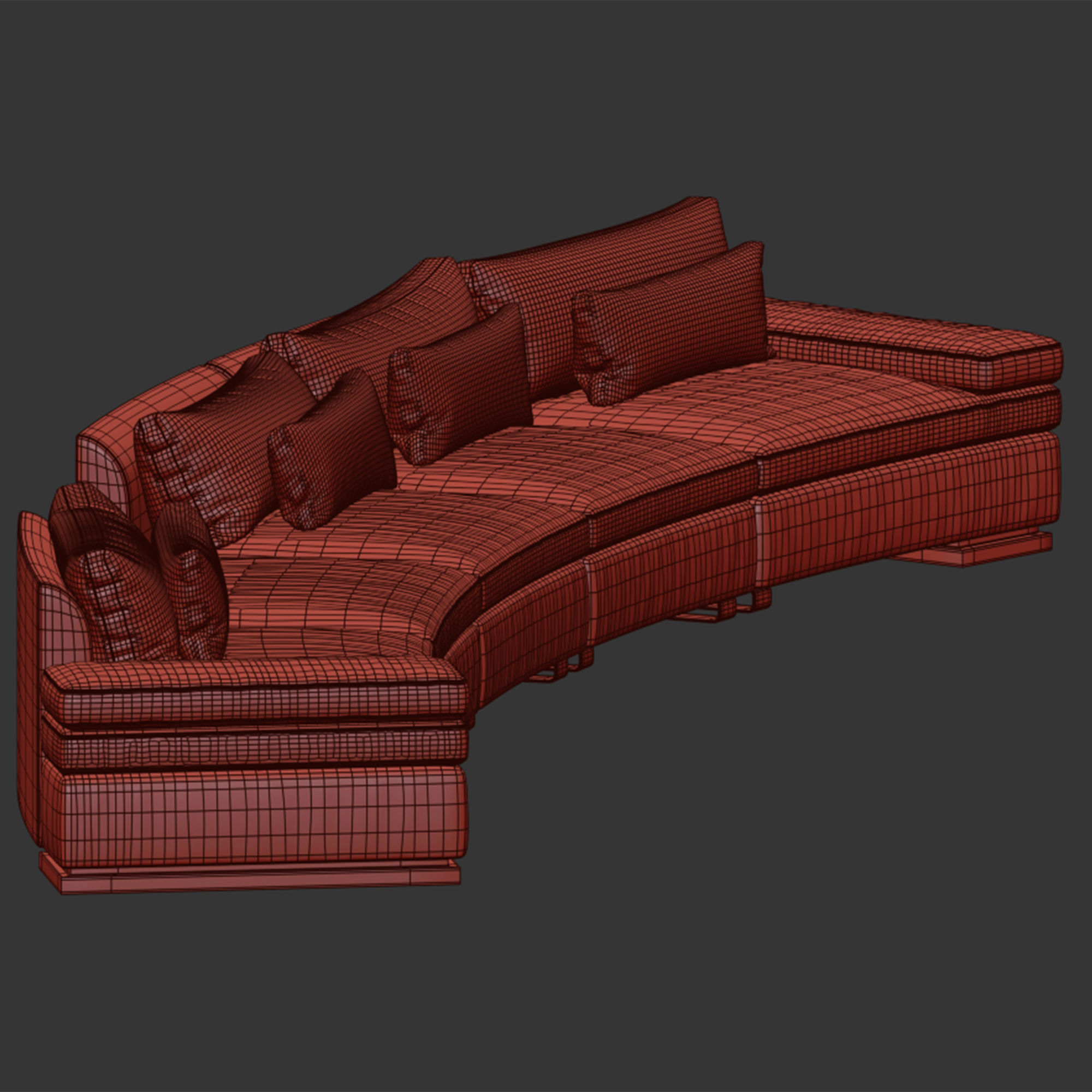 VISION ORIGAMI Sofa 3D model_7