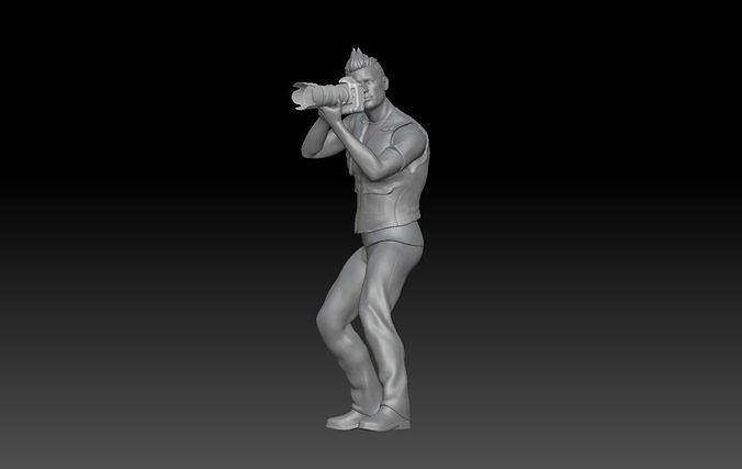 PHOTOGRAPHER FORMULA ONE 3D print model