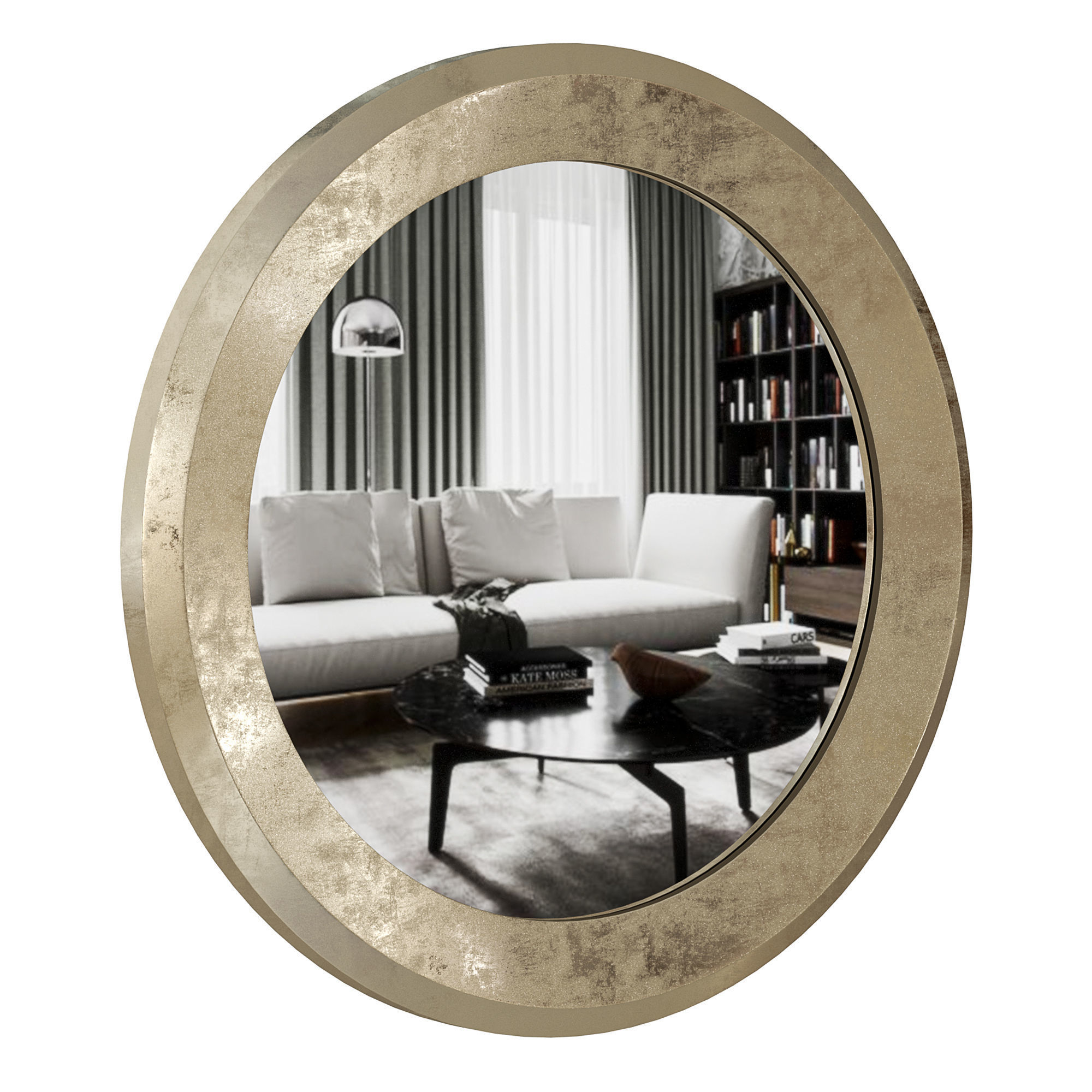 Emery mirror by bakerfurniture 3D model_1