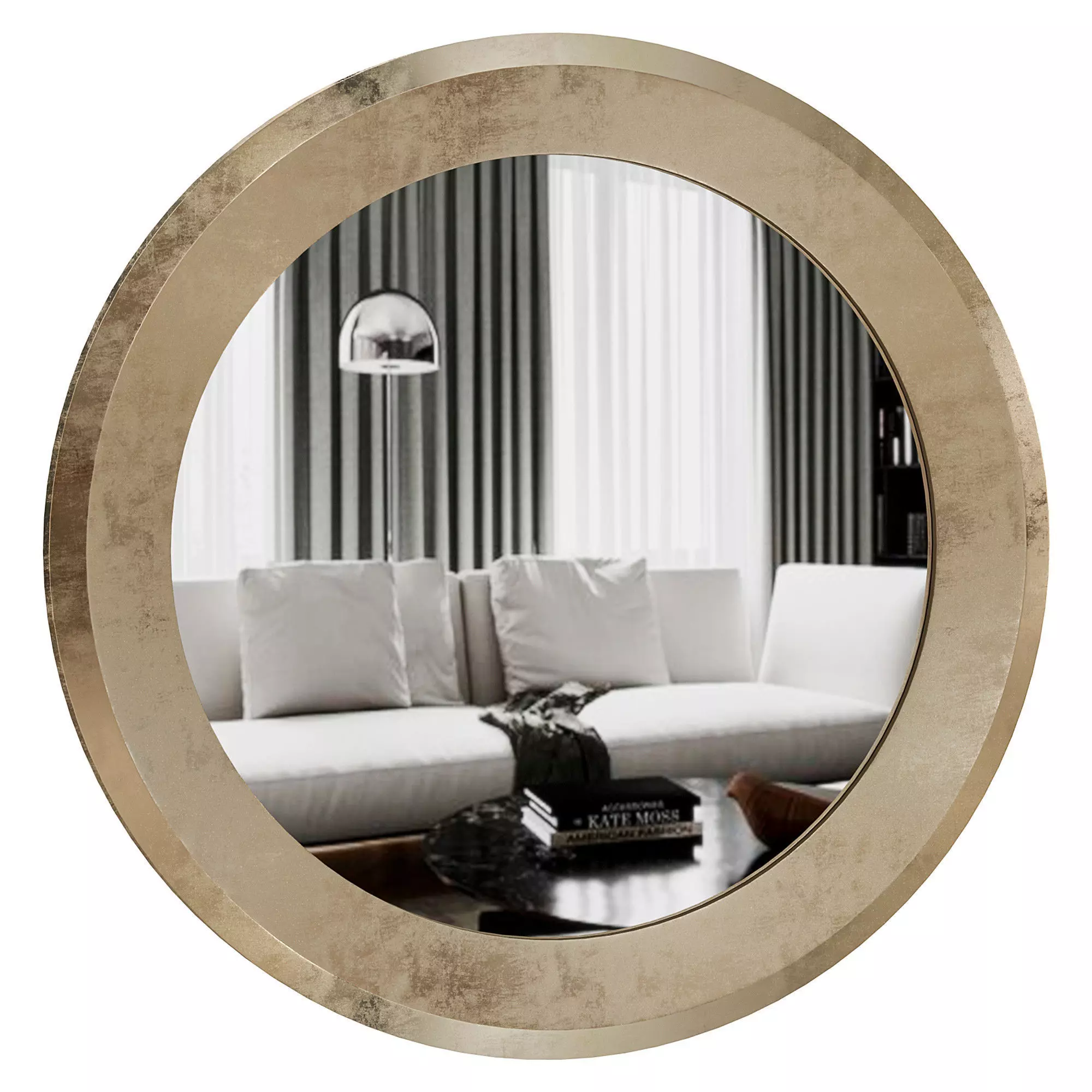 Emery mirror by bakerfurniture 3D model_0