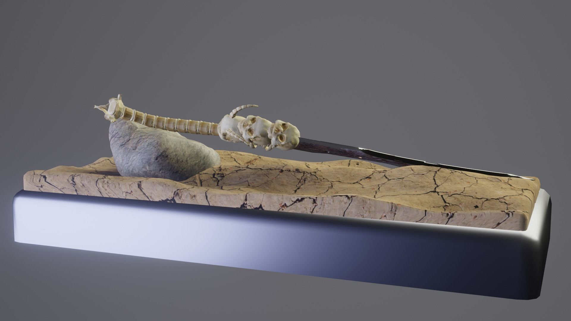 Bone Great Sword 3D model_69